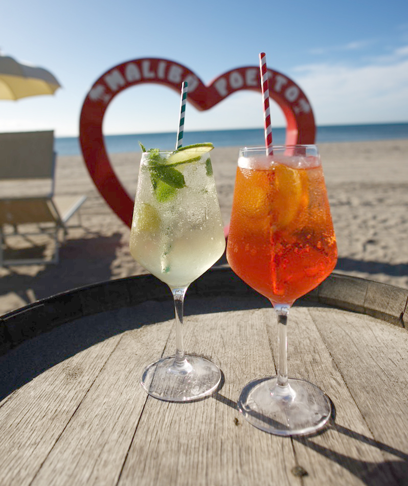 Aperitivi al Malibù Poetto