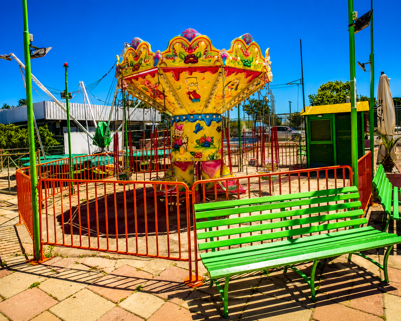 Parco giochi Cavalluccio Marino sulla spiaggia del Poetto